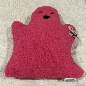 NWT novogratz hot pink ghost pillow halloween
